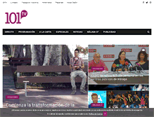 Tablet Screenshot of 101tv.es